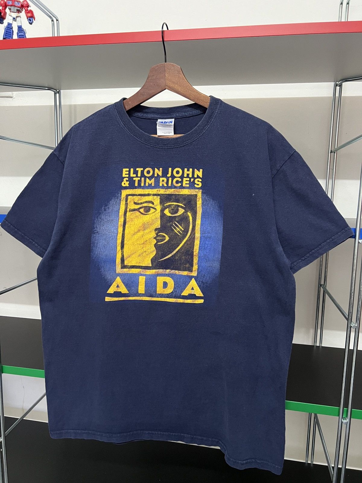 Vintage Elton John & Tim Rice’s AIDA Broadway Musical Tee Shirt Size US L / EU 52-54 / 3 - 5 Thumbnail
