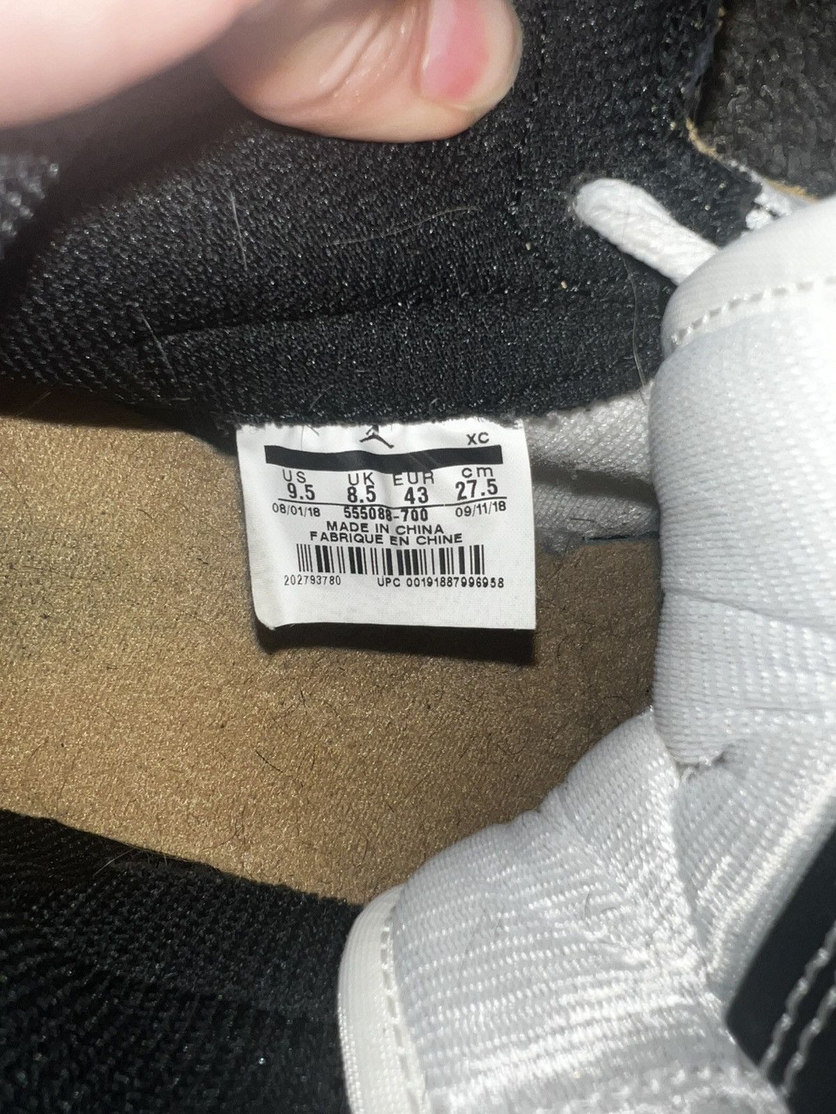 Nike Air Jordan 1 Retro Rookie of the Years Size US 9.5 / EU 42-43 - 6 Thumbnail