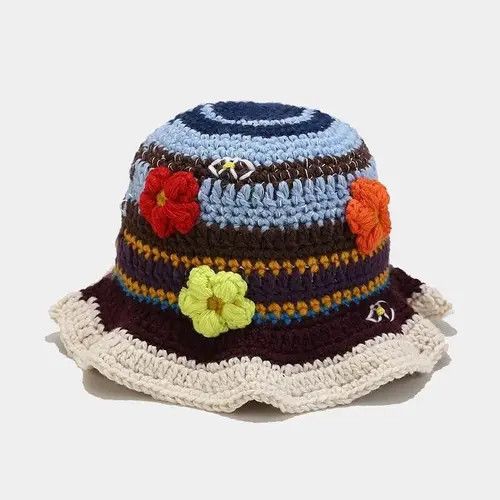 Other Flower Crochet Bucket Hat Size ONE SIZE - 2 Thumbnail