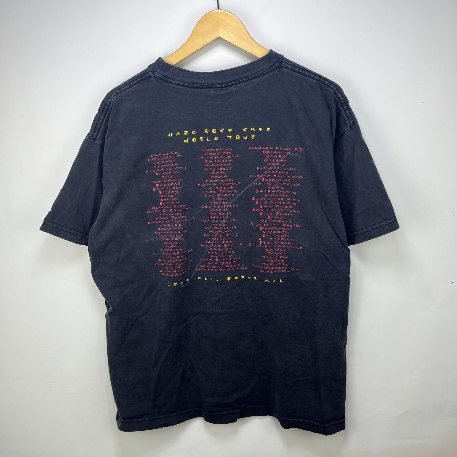 Hard Rock Cafe Vintage 90s Hard Rock Cafe Toronto Sun Faded Tour T-Shirt XL Size US XL / EU 56 / 4 - 5 Thumbnail