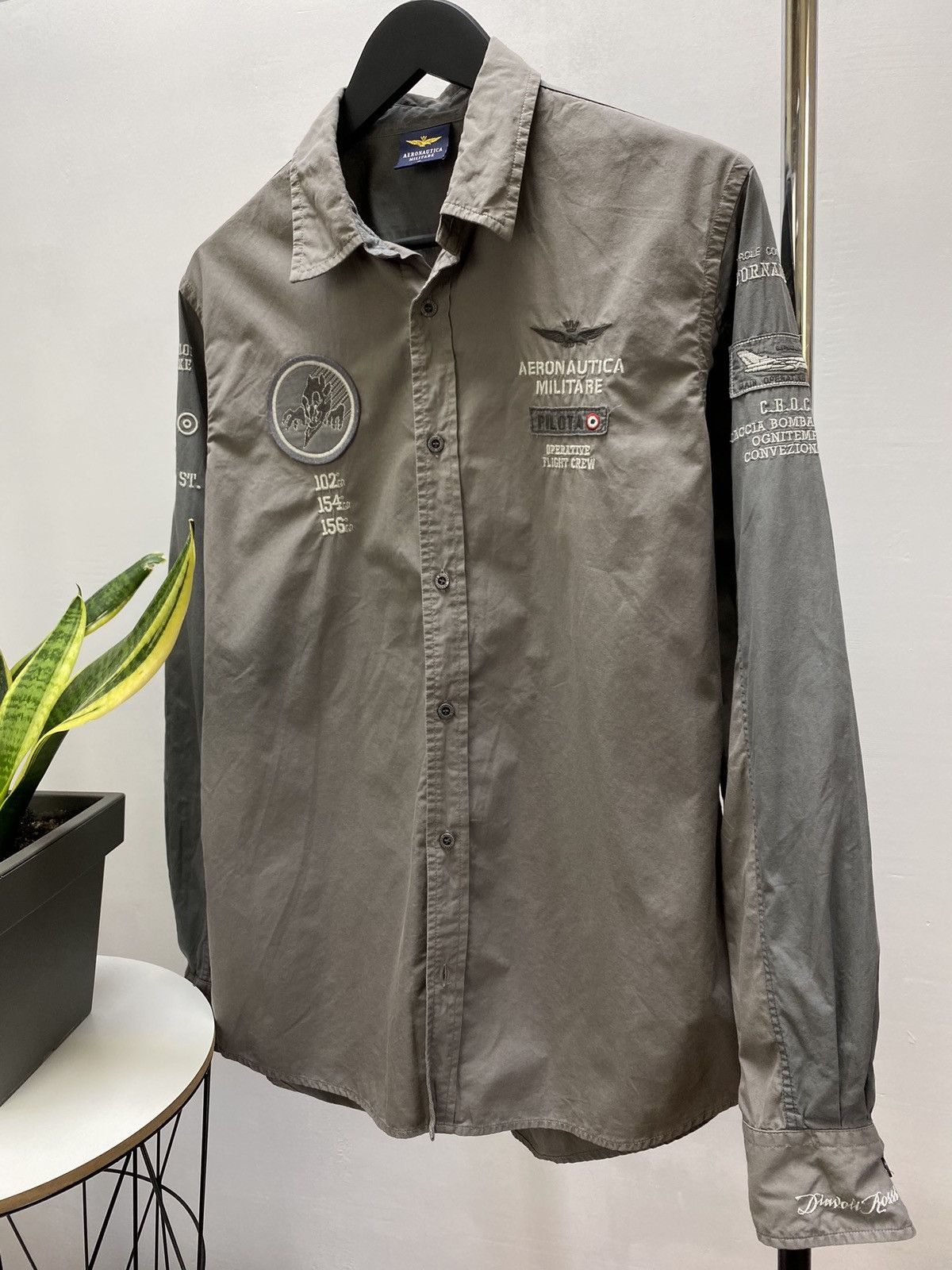 Other Aeronautica Militare Military Shirt Flight Pilot Italy Size US L / EU 52-54 / 3 - 2 Thumbnail
