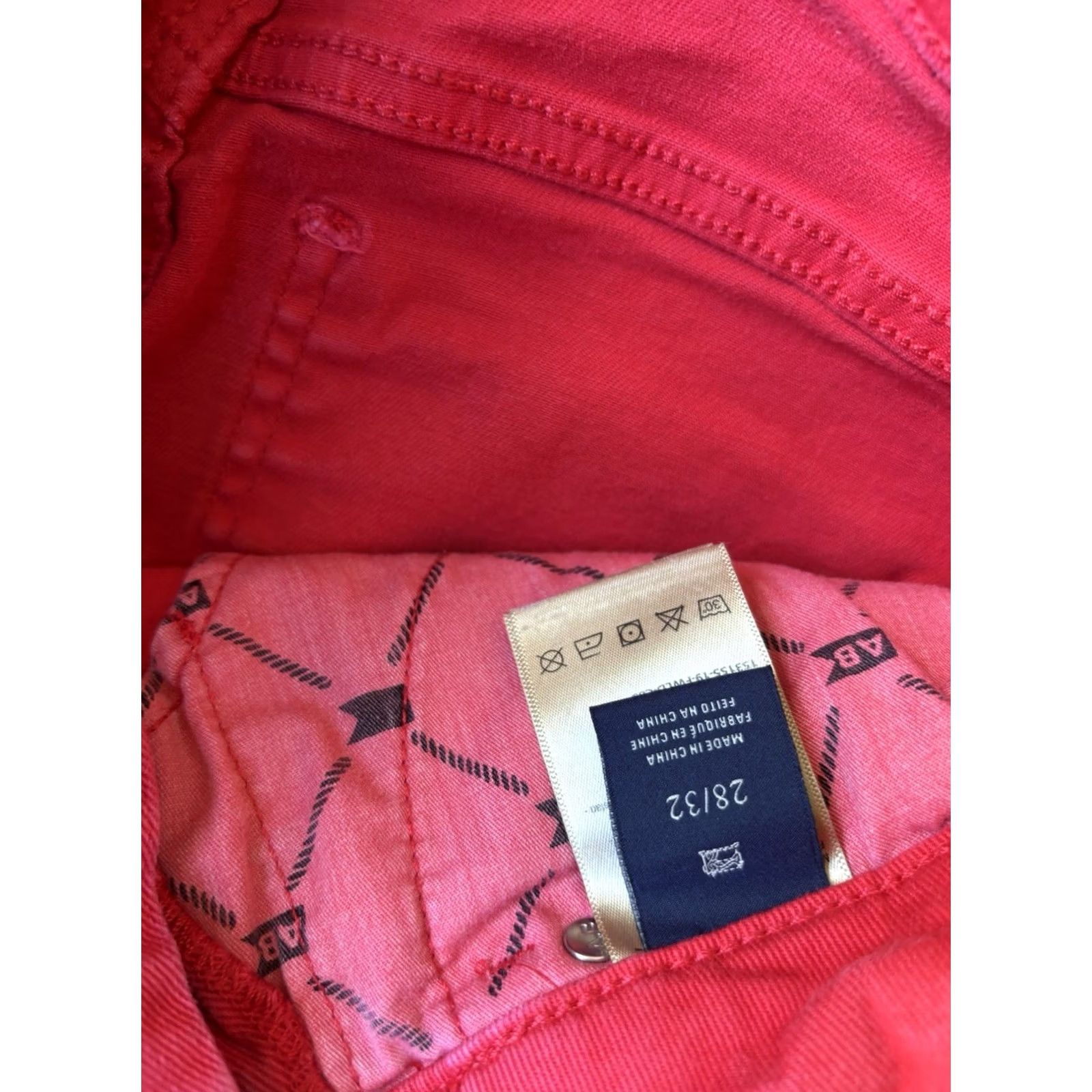 Scotch & Soda Scotch & Soda The Keeper Slim Jeans Women’s 28x32 Red Straight Leg Jeans Size 28" / US 6 / IT 42 - 4 Thumbnail
