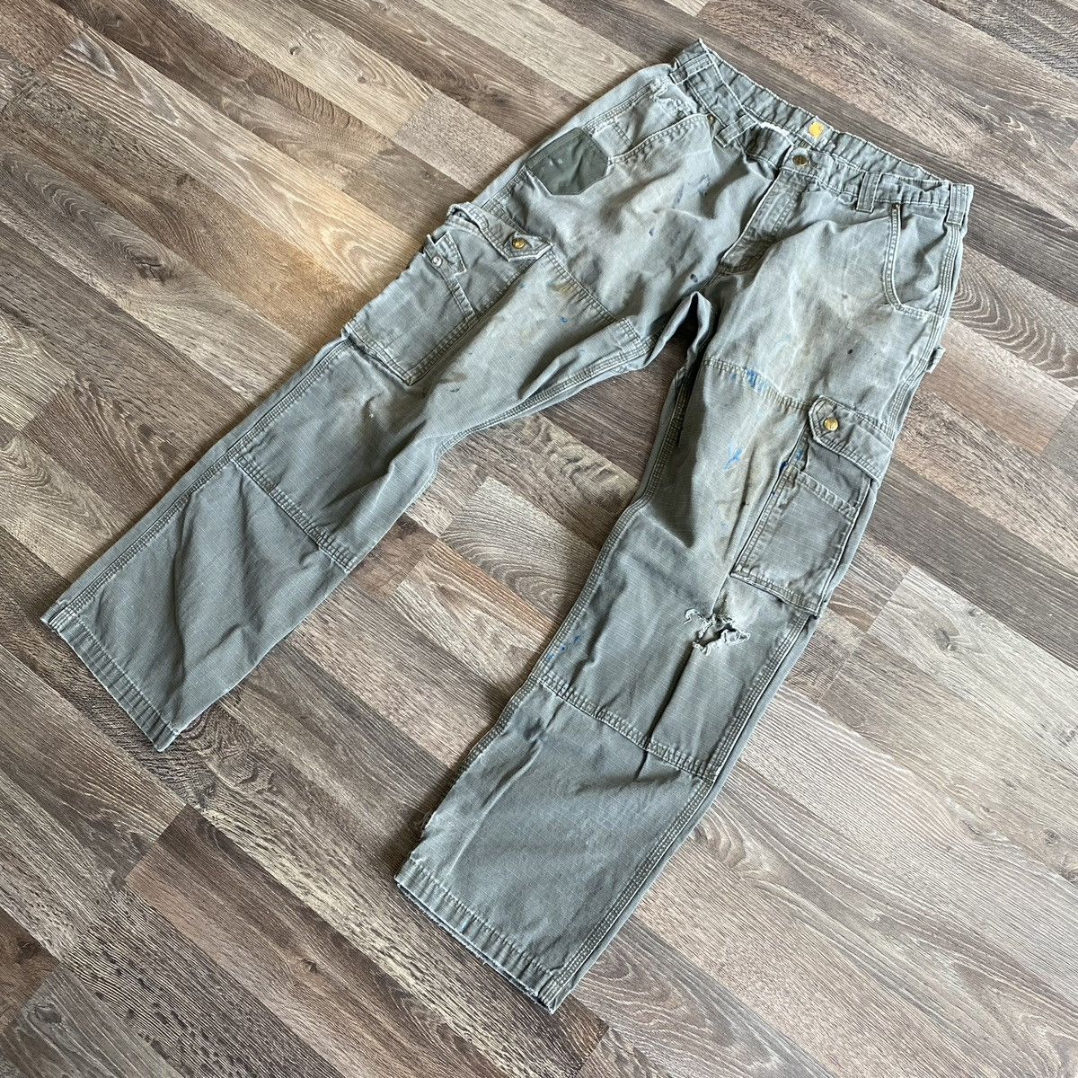 Carhartt × Vintage Carhartt carpenter cargo workwear pants Size US 34 / EU 50 - 3 Thumbnail