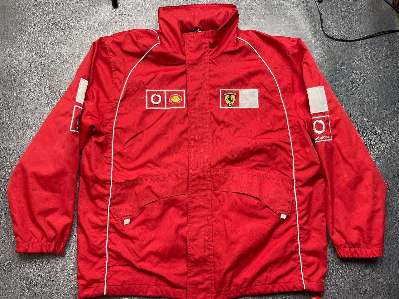 Ferrari Mens Vintage Ferrari Shell Light Hooded Jacket Size US M / EU 48-50 / 2 - 1 Thumbnail