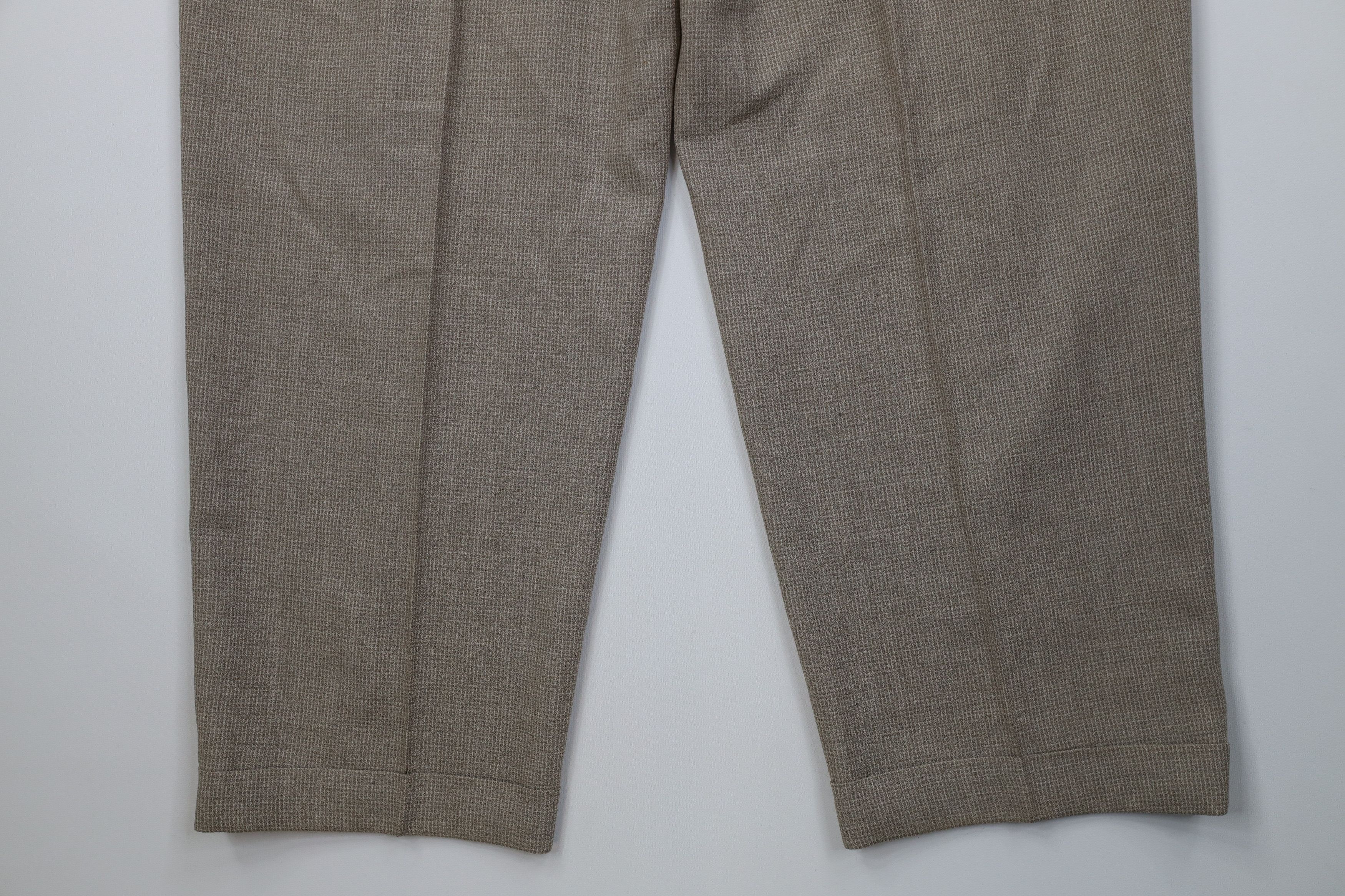 Vintage Vintage 90s Streetwear Wool Knit Wide Leg Chino Pants Size US 36 / EU 52 - 15 Thumbnail