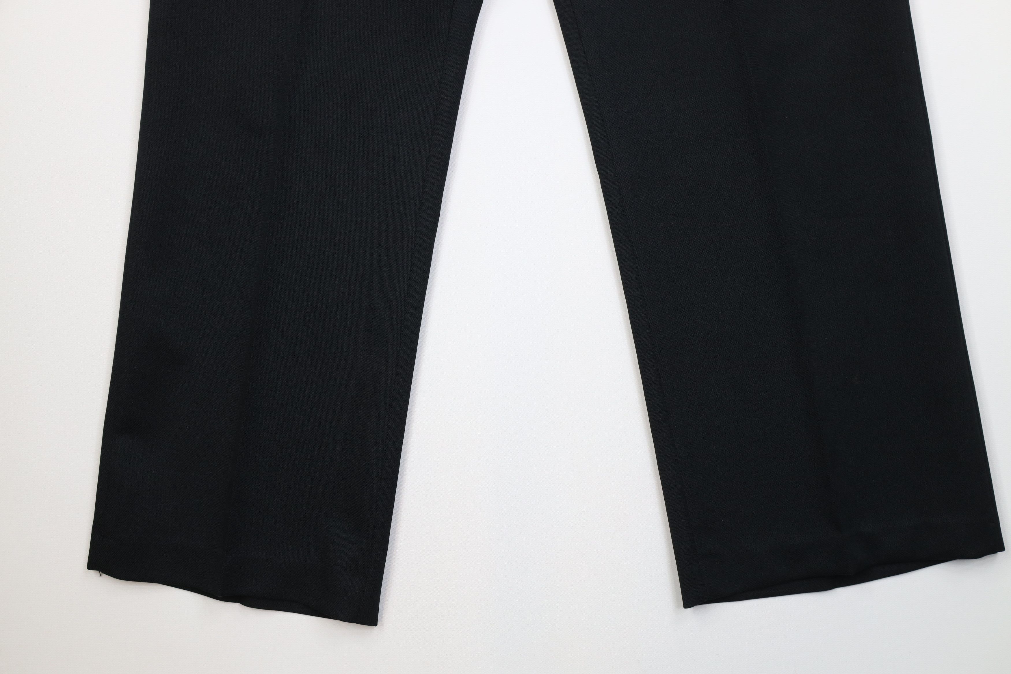 Vintage Vintage 70s Streetwear Flared Wide Leg Chino Pants Black USA Size US 36 / EU 52 - 4 Thumbnail