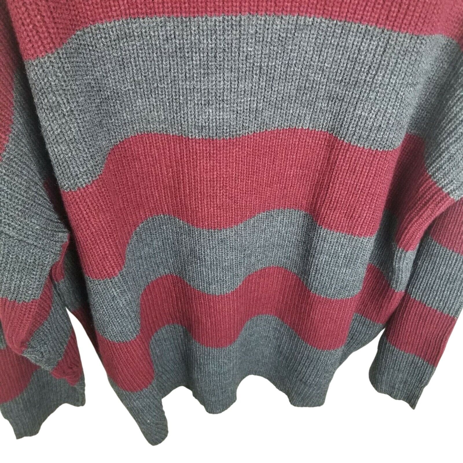 Betabrand Suzanne Betro Womens Chunky Striped Turtleneck Sweater L/XL Size L / US 10 / IT 46 - 4 Thumbnail