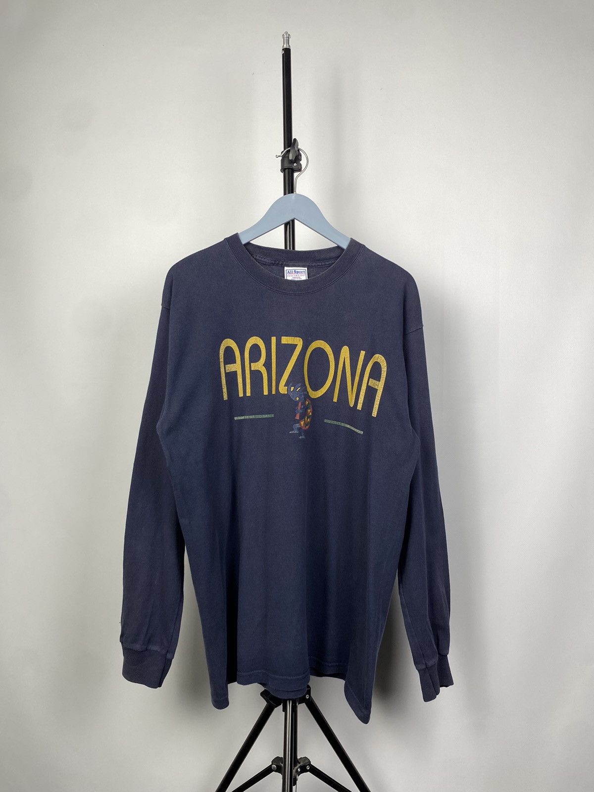 Arizona Jean Co. × Vintage Vintage 90s Big Logo USA State Arizona long sleeve T-Shirt Size US L / EU 52-54 / 3 - 1 Thumbnail