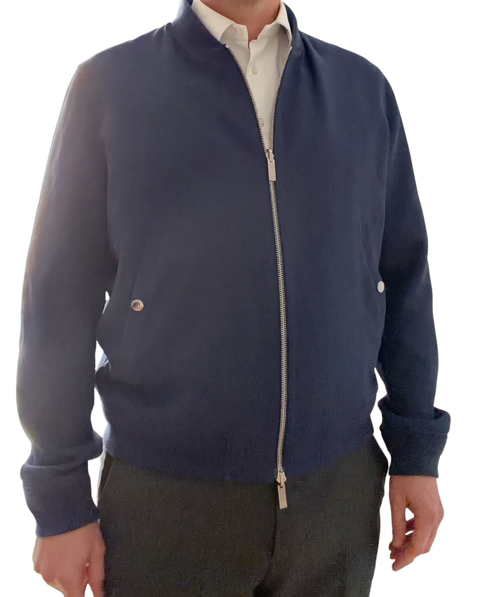 Berluti REVERSIBLE WOOL BOMBER JACKET Size US M / EU 48-50 / 2 - 3 Thumbnail
