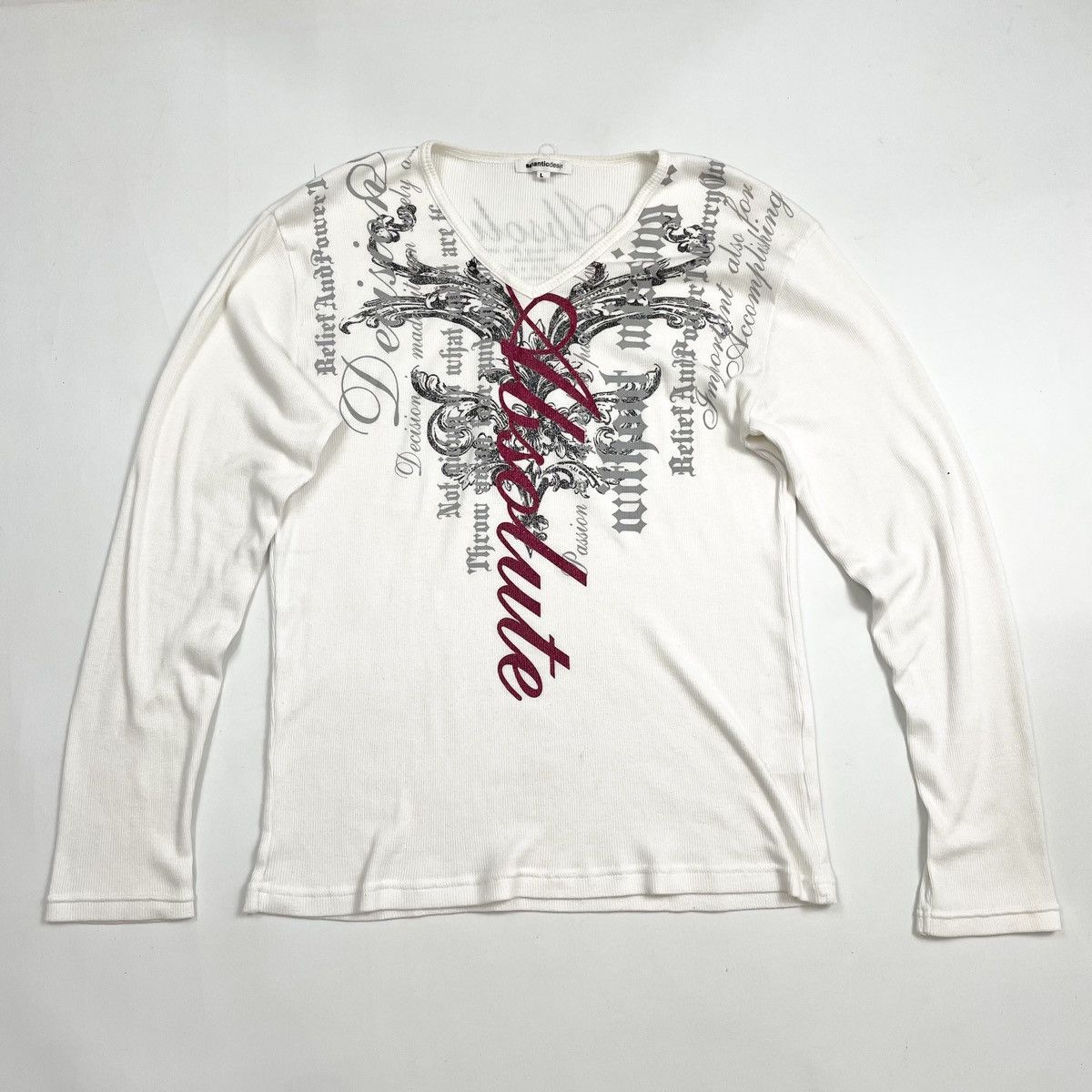 Japanese Brand Semanticdesign Absolute Long Sleeve Tshirt Size US L / EU 52-54 / 3 - 1 Thumbnail