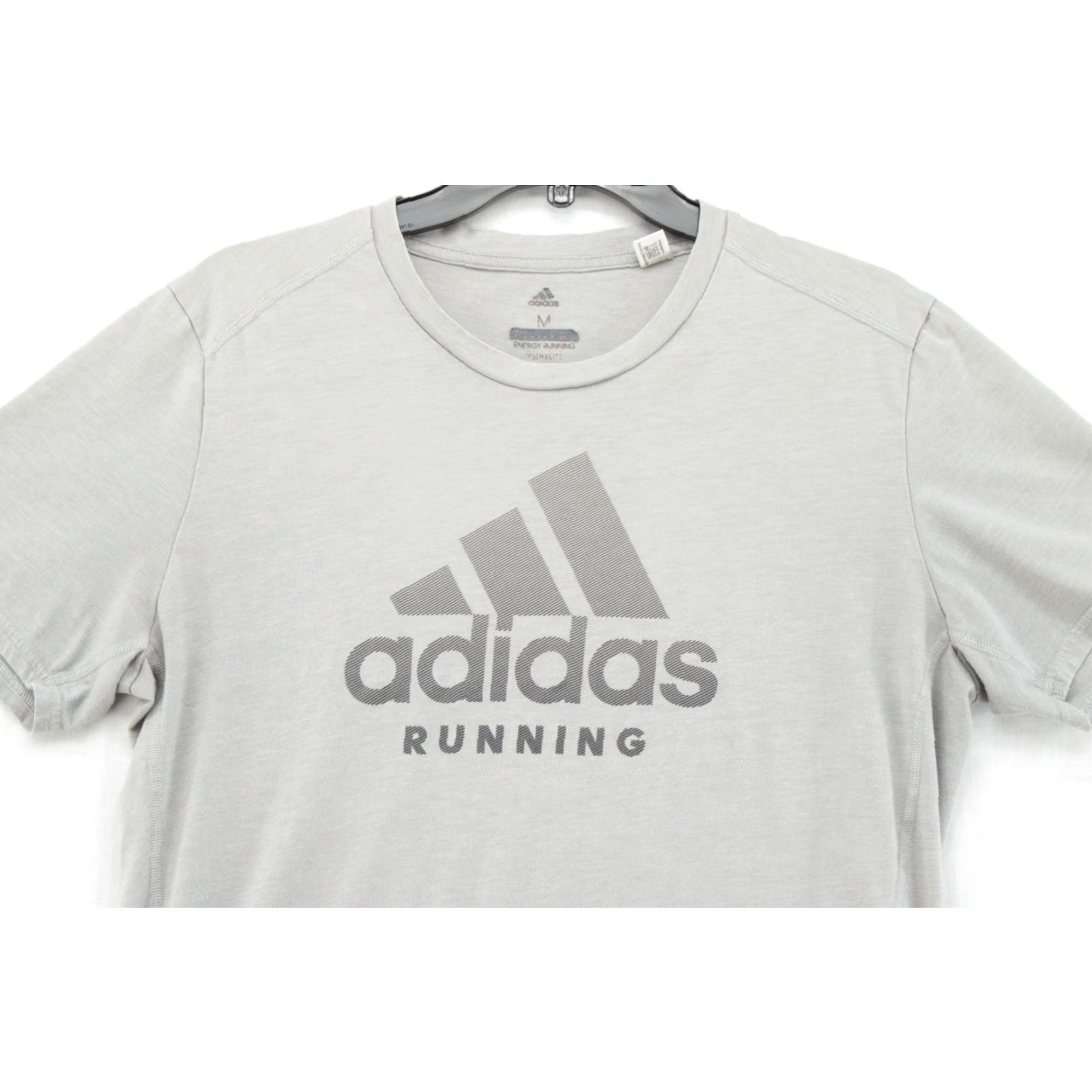 Adidas ADIDAS CLIMALITE Energy Running T Shirt Womens Medium Gray Short Sleeve Athletic Size M / US 6-8 / IT 42-44 - 2 Thumbnail
