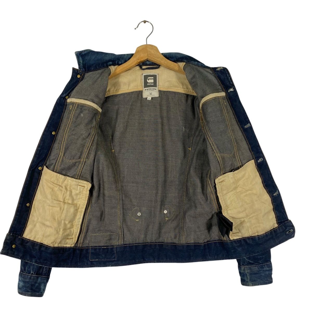 G-Star G-star Raw Arc Slim 3D Denim Jacket XS Size Blue Colour Size US XS / EU 42 / 0 - 9 Thumbnail