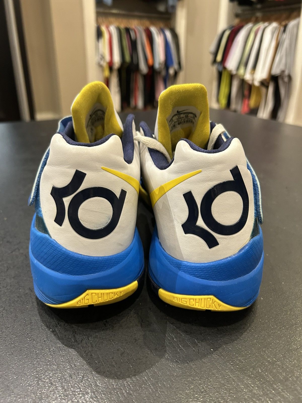 Nike KD4 ‘Tour Yellow Photo Blue’ Size US 12 / EU 45 - 5 Thumbnail