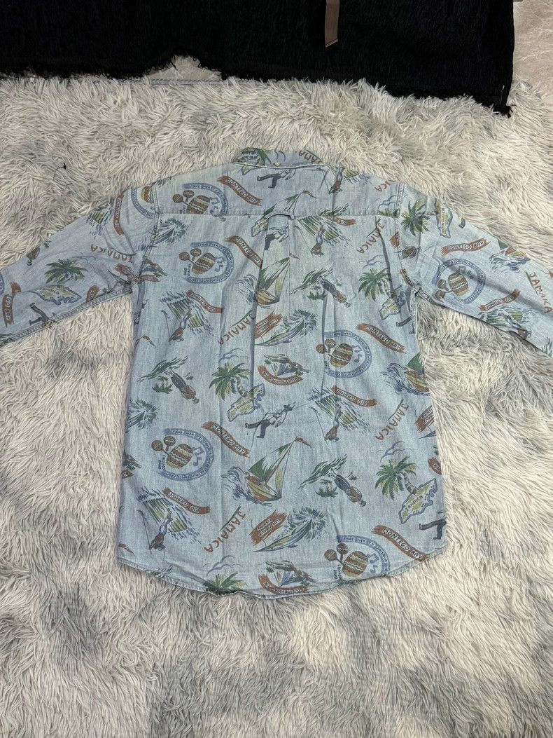 Our Legacy our legacy size 46 Hawaiian full-print denim shirt 2502-Nex Size US S / EU 44-46 / 1 - 5 Thumbnail