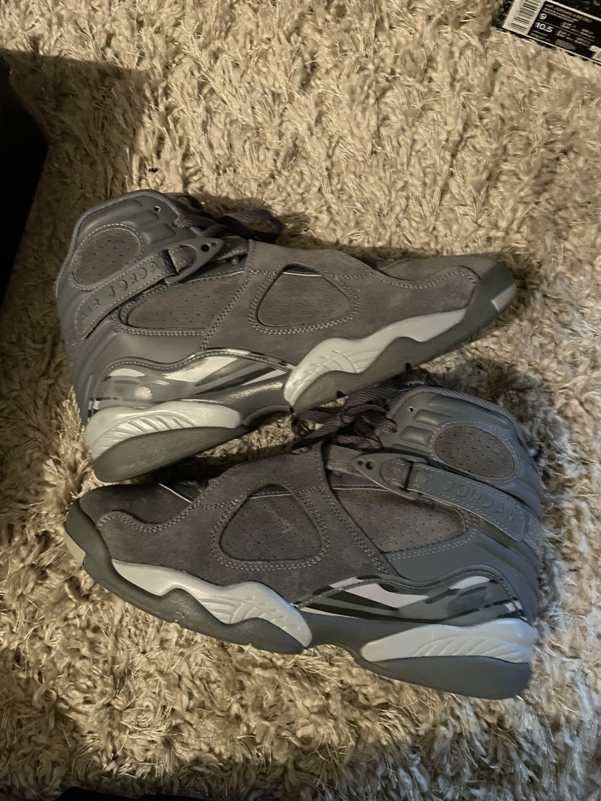 Jordan Brand Jordan 8 Cool Grey Size US 8.5 / EU 41-42 - 2 Thumbnail