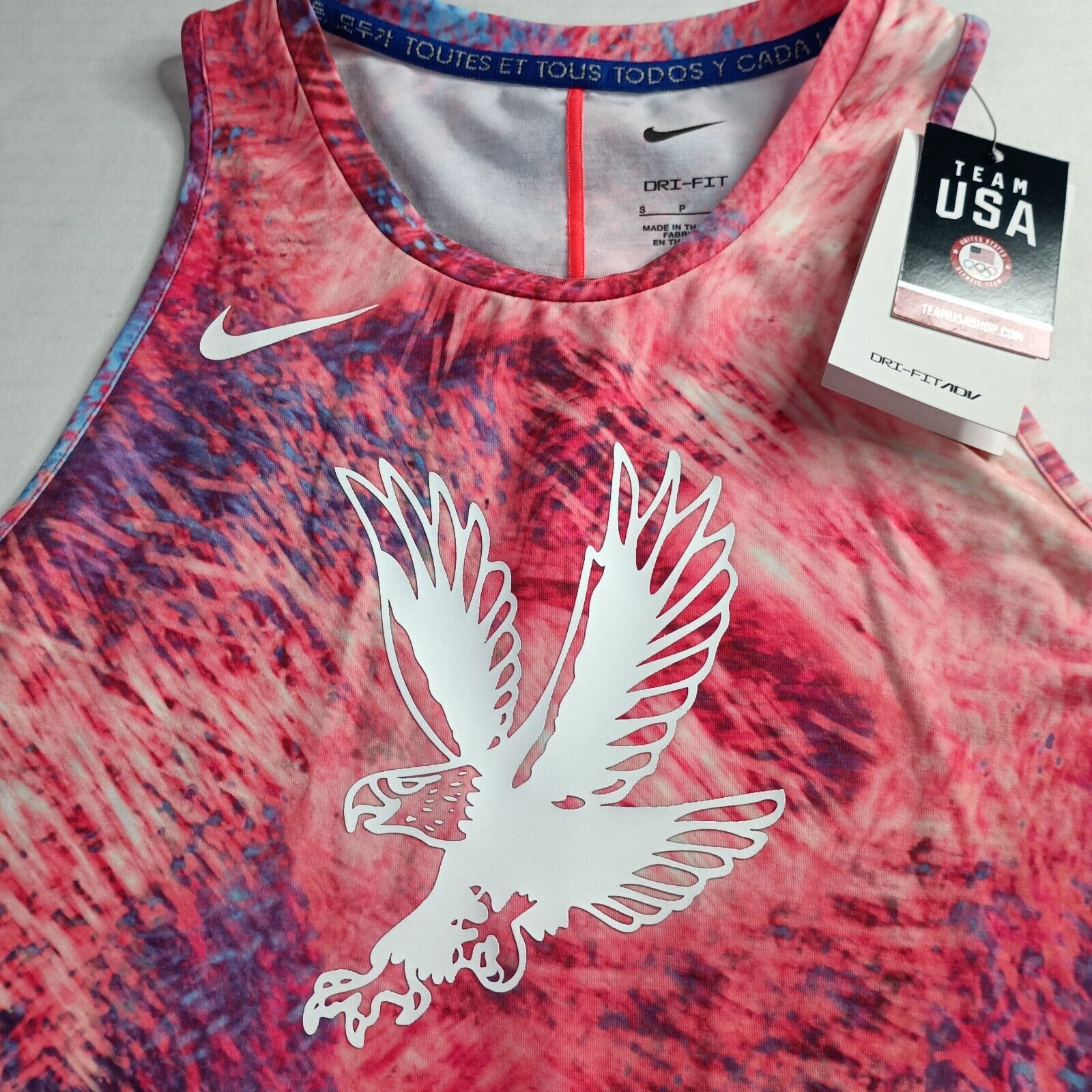 Nike Women's Nike Training Tank Luxe Top Olympics 2024 Size S Size S / US 4 / IT 40 - 2 Thumbnail