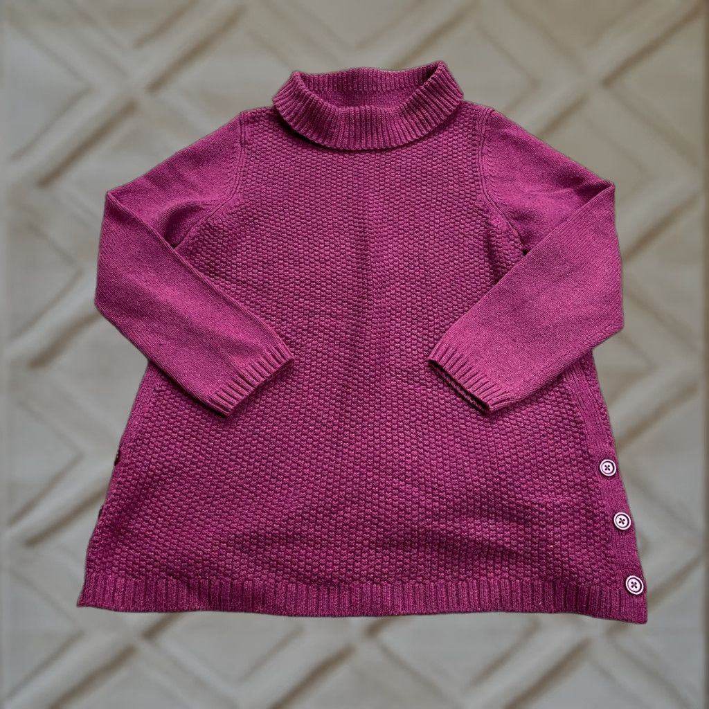 Talbots Talbots Plus Size Sweater Women XL Pink Turtleneck Chunky Knit Pullover Casual Size XL / US 12-14 / IT 48-50 - 1 Thumbnail