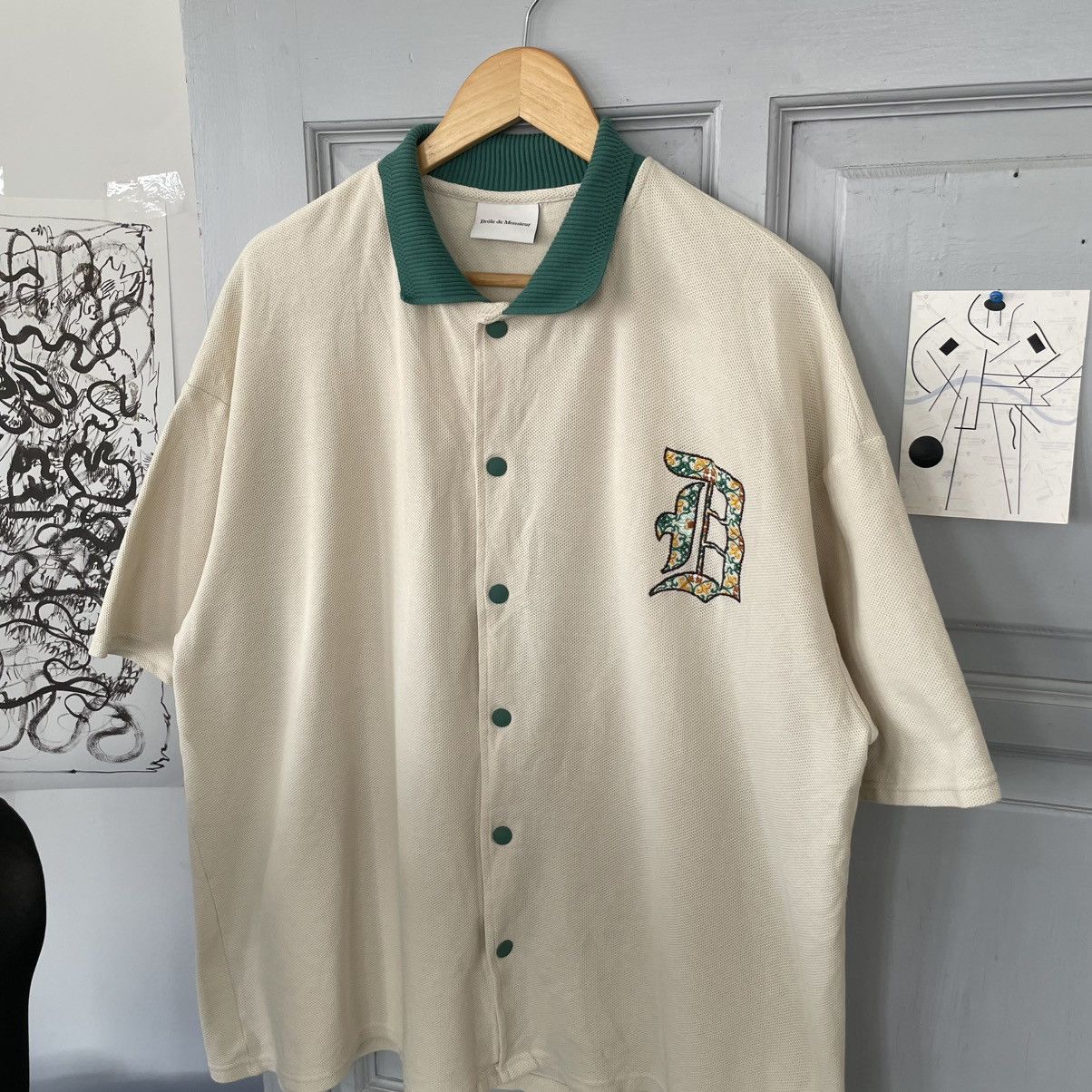 Drole De Monsieur Drôle de Monsieur "La Chemise Piqué D" – SS23 Collection Size US L / EU 52-54 / 3 - 3 Thumbnail