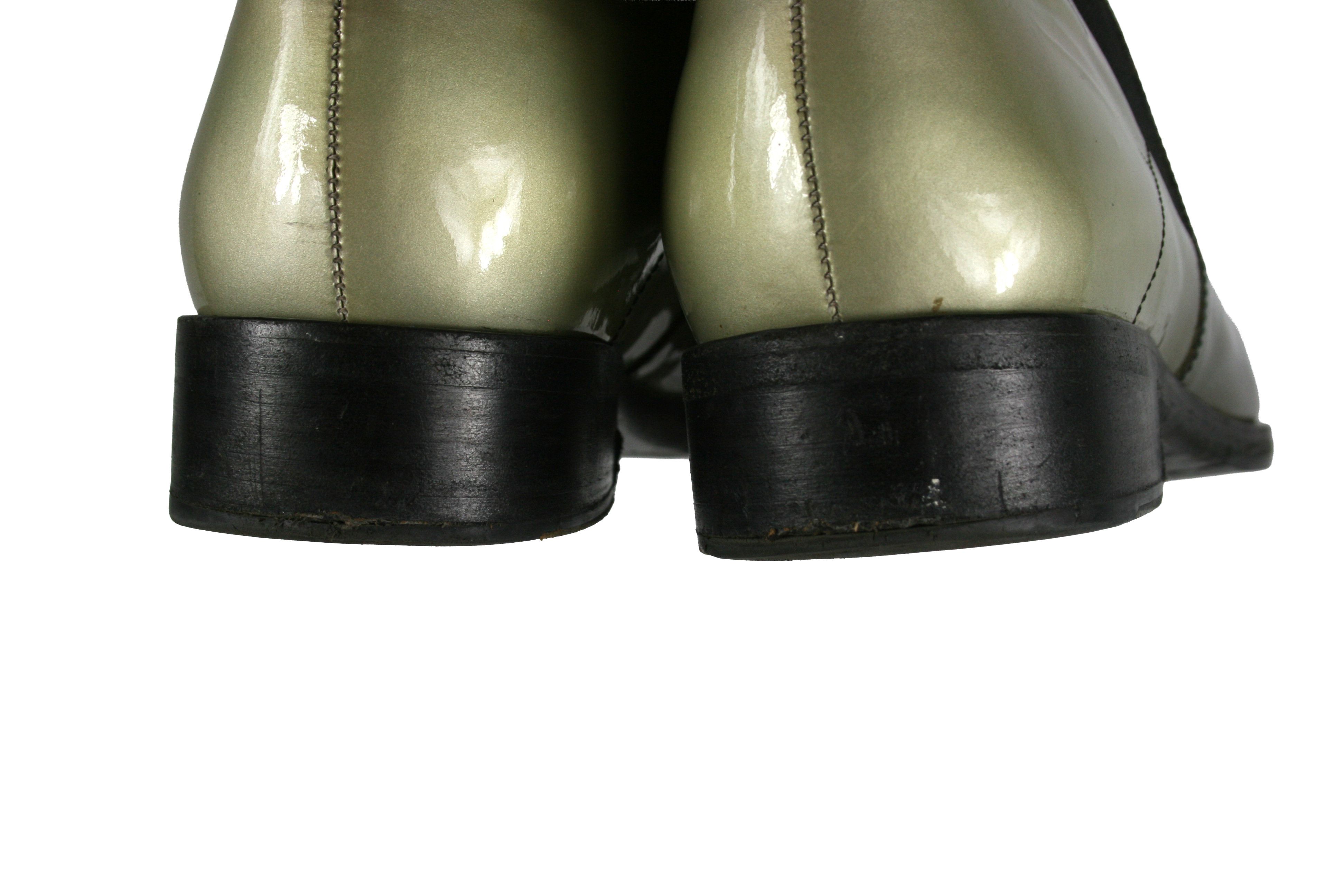 Prada 00S Gradient Patent Leather Dress Shoes Vintage Size US 8.5 / IT 38.5 - 15 Thumbnail