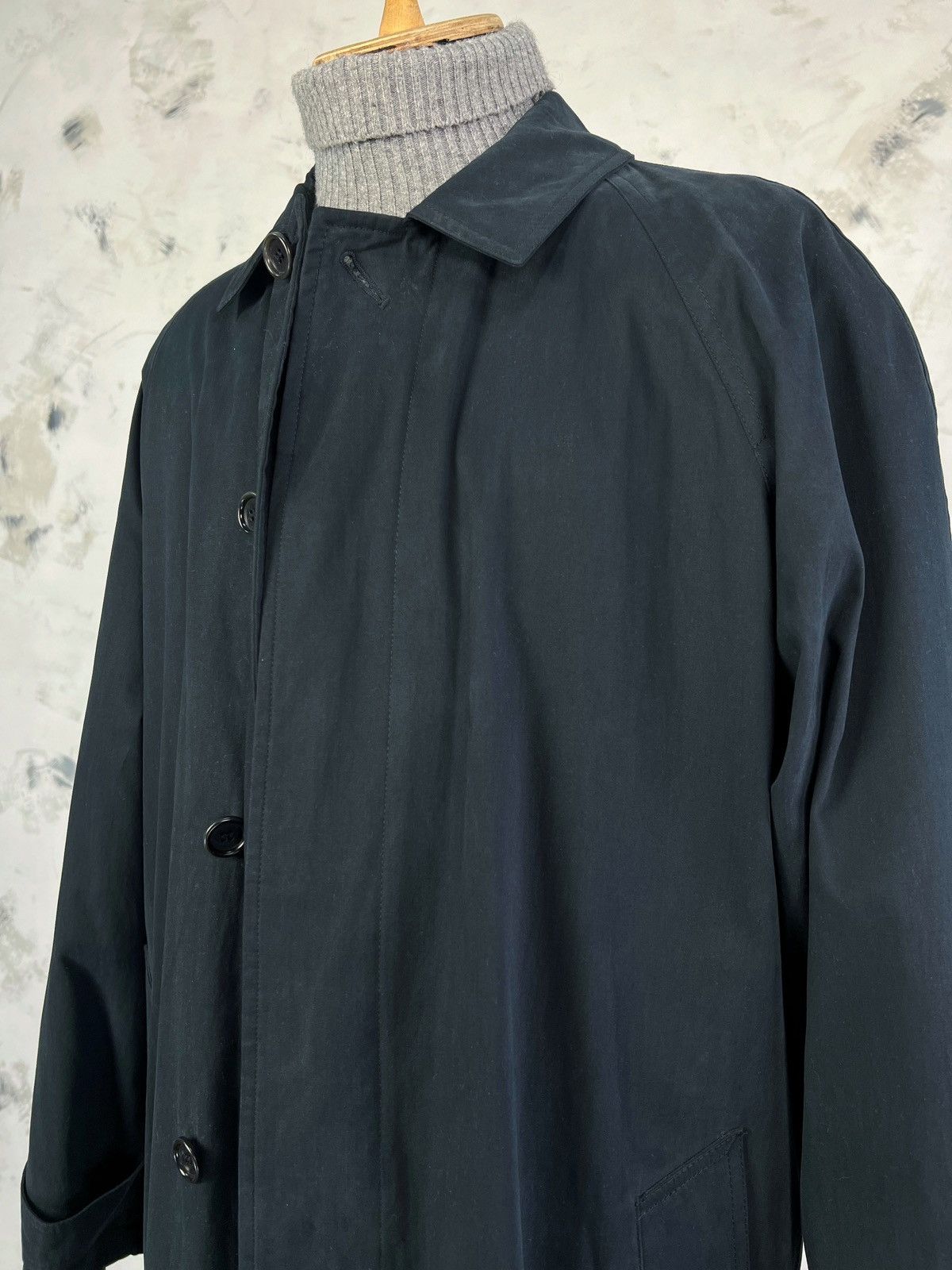 Vintage Vintage St Michael Marks Spenser Trench Coat Jacket M - L Size US L / EU 52-54 / 3 - 3 Thumbnail