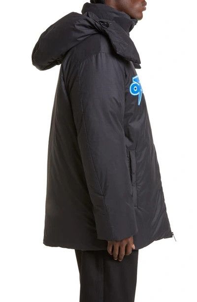 Off-White o1y0225 Logo Hooded Jacket in Black Size US XXL / EU 58 / 5 - 4 Thumbnail