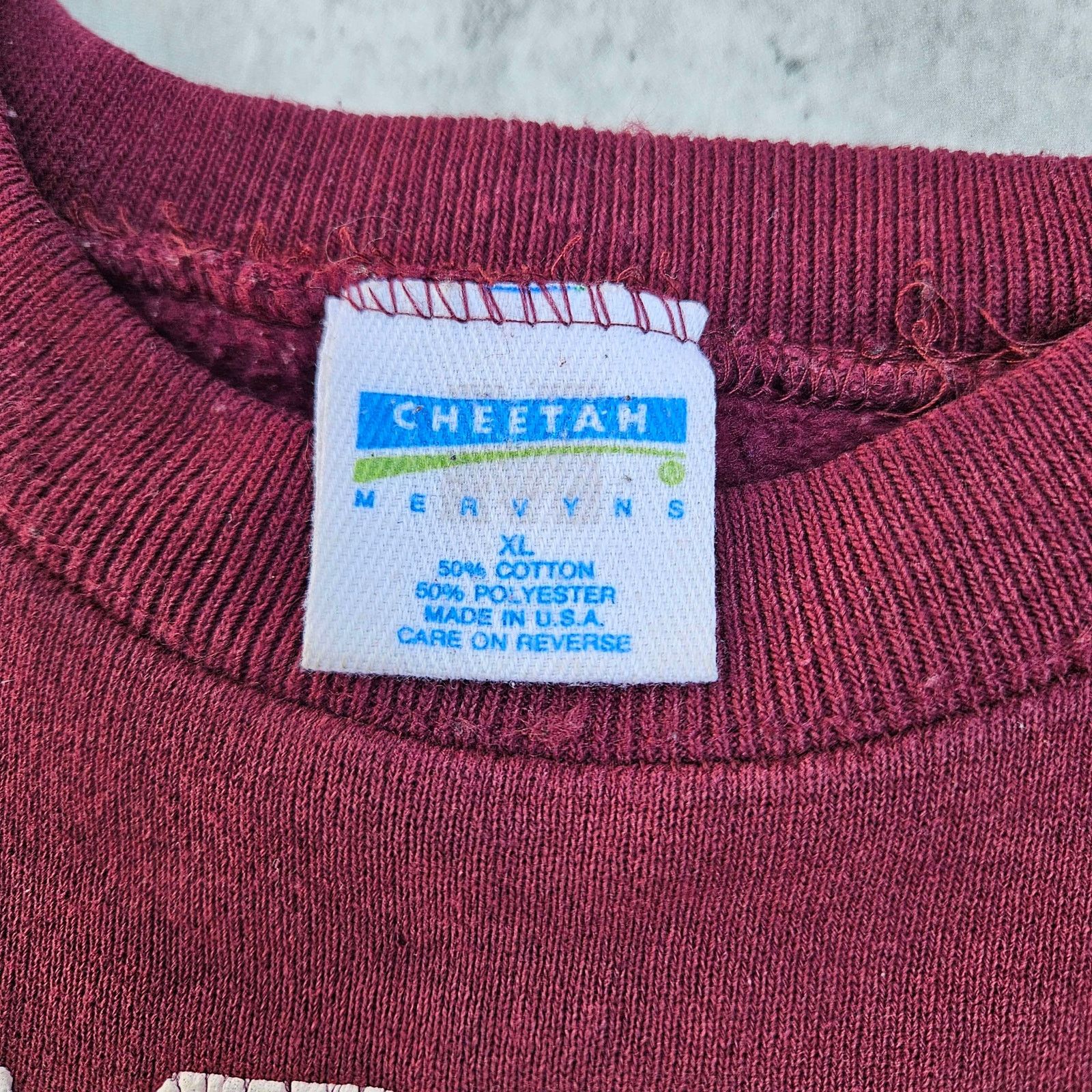 Chet Lo Vintage Arizona State Crew Neck Sweatshirt Burgundy Size XL Size US XL / EU 56 / 4 - 3 Thumbnail