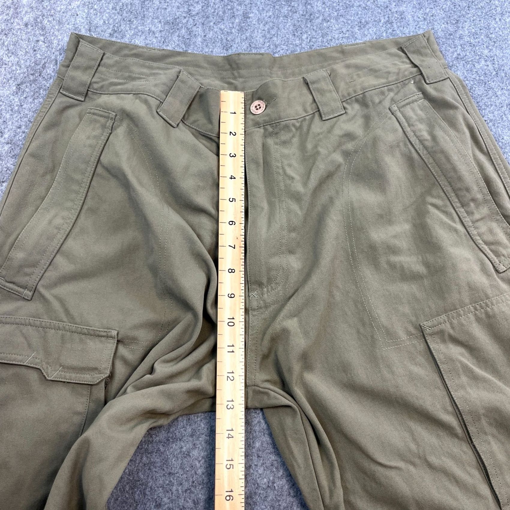 Vintage Rohan Mens Cargo Trousers Pants Regular 36 Beige Cotton Canvas 5-Pocket Chino Straight Size US 36 / EU 52 - 5 Thumbnail