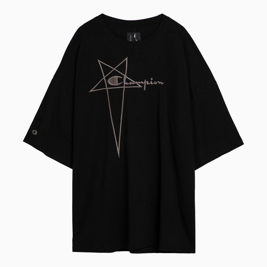 Rick Owens o1d2blof0524 Logo T-Shirts in Black Size US L / EU 52-54 / 3 - 1 Thumbnail