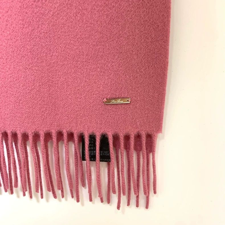 Loro Piana LORO PIANA A pink wool scarf Size ONE SIZE - 5 Thumbnail