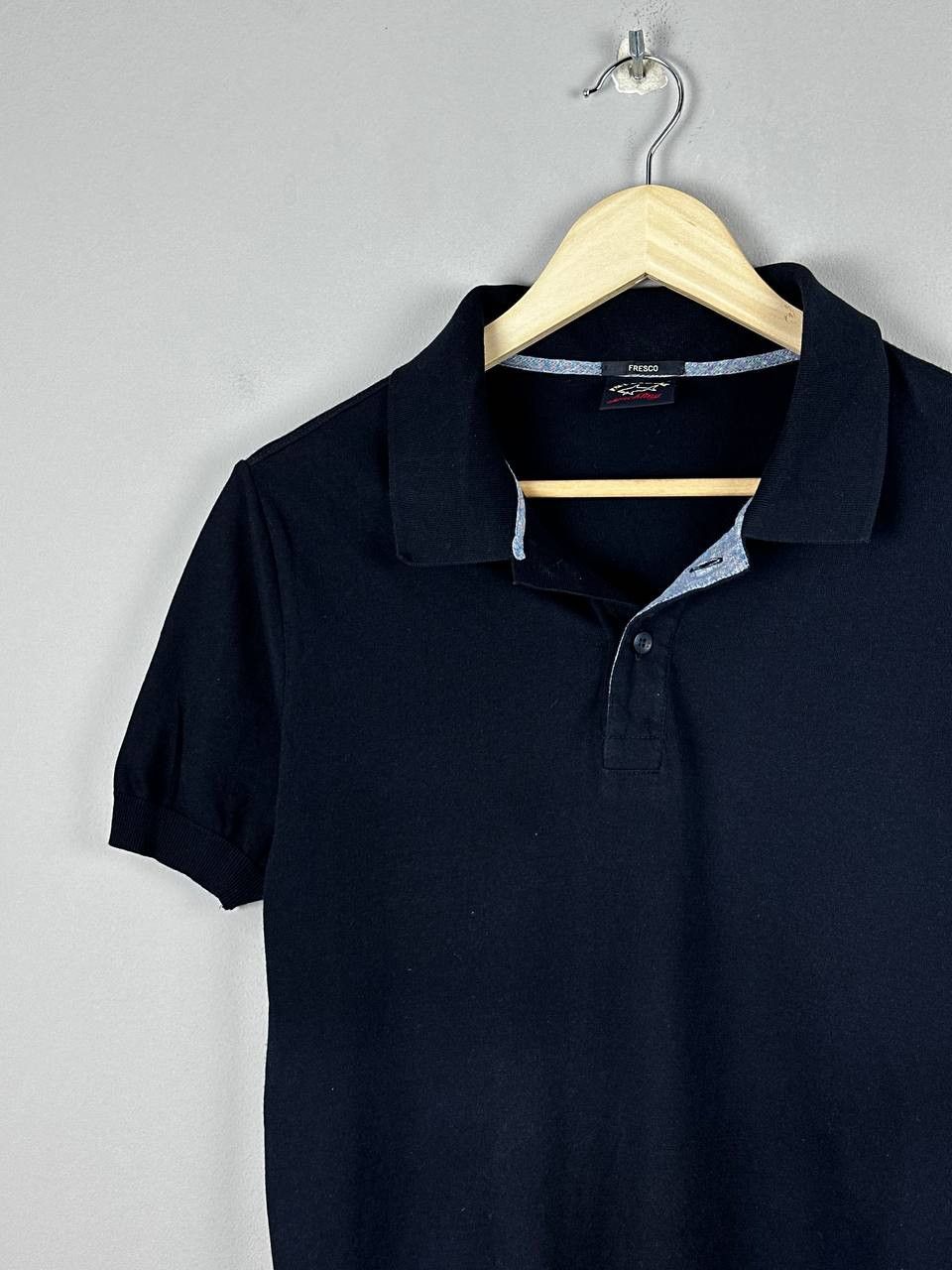 Paul & Shark Paul & Shark Fresco Luxury Navy Knitted Polo T Shirt Size US M / EU 48-50 / 2 - 4 Thumbnail
