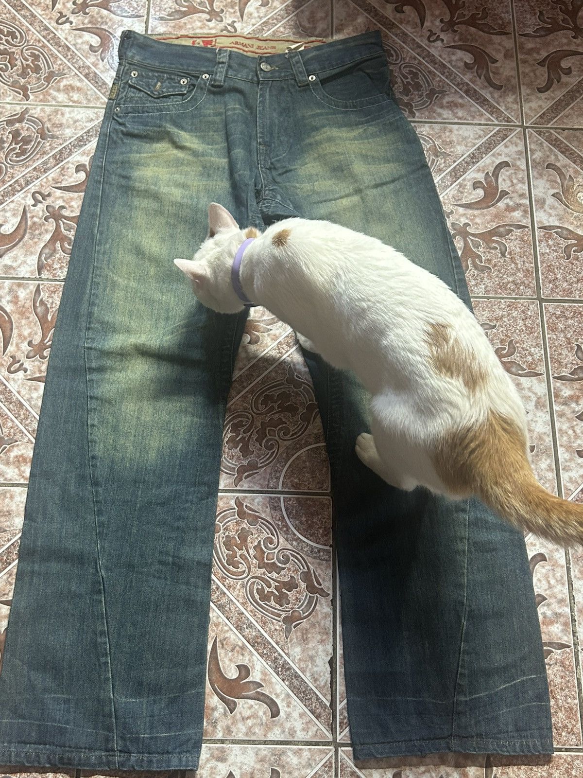 Armani Vintage Armani Denim Flare Size 28" / US 6 / IT 42 - 2 Thumbnail