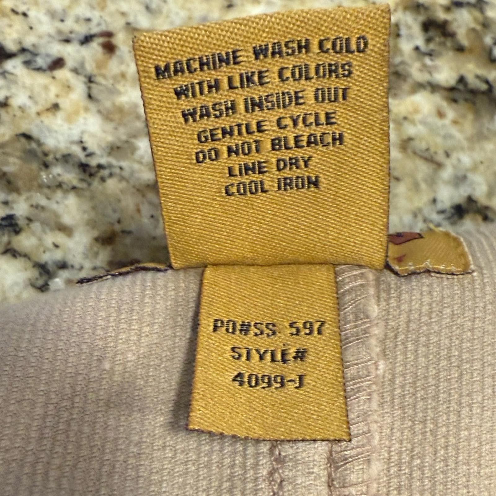 Carbon Carbon tan corduroy cropped blazer jacket SZ LG Size L / US 10 / IT 46 - 8 Thumbnail