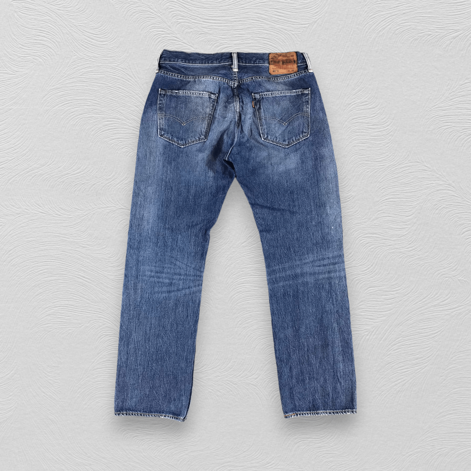 Levi's Vintage Levis 501 Jeans Distress Faded Blue Denim KJ1044 Size US 34 / EU 50 - 2 Thumbnail
