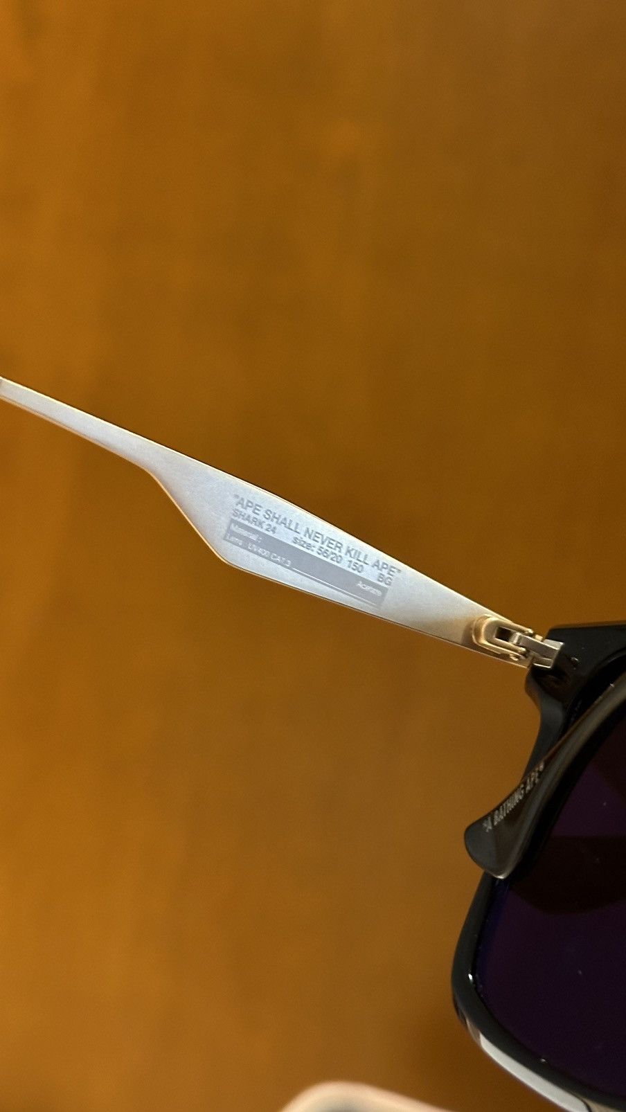 Bape SHARK SUBGLASSES BK Size ONE SIZE - 7 Thumbnail
