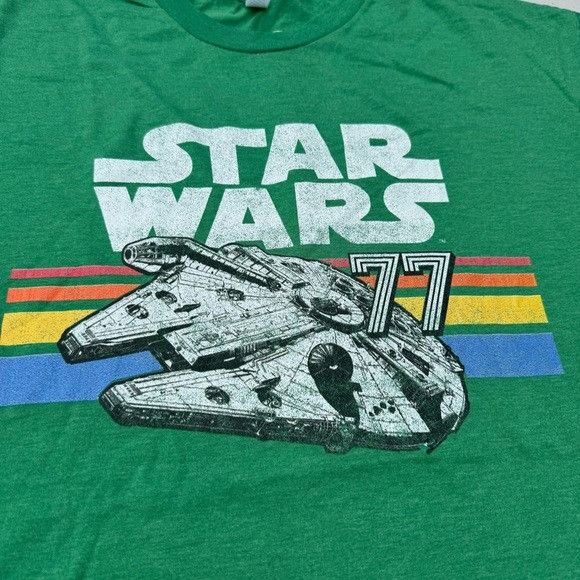 Star Wars NEW STAR WARS VINTAGE FLACON GREEN T-SHIRT SZ EXTRA LARGE XL Size US XL / EU 56 / 4 - 3 Thumbnail