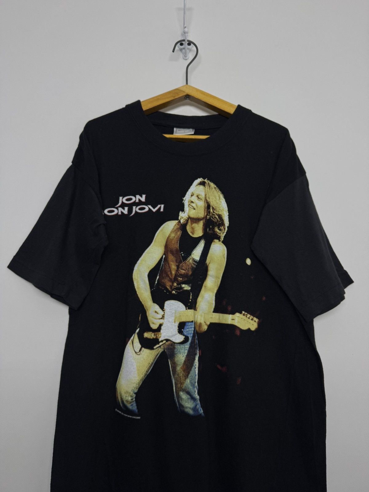 Bon Jovi Vintage Bon Jovi 1996 Niceman black tour t-shirt Size US L / EU 52-54 / 3 - 3 Thumbnail