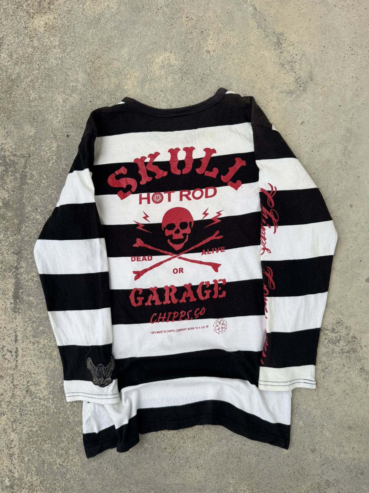 Seditionaries Grunge Gothic Skull seditionaries Styled Thrashed Tees Size US S / EU 44-46 / 1 - 1 Thumbnail