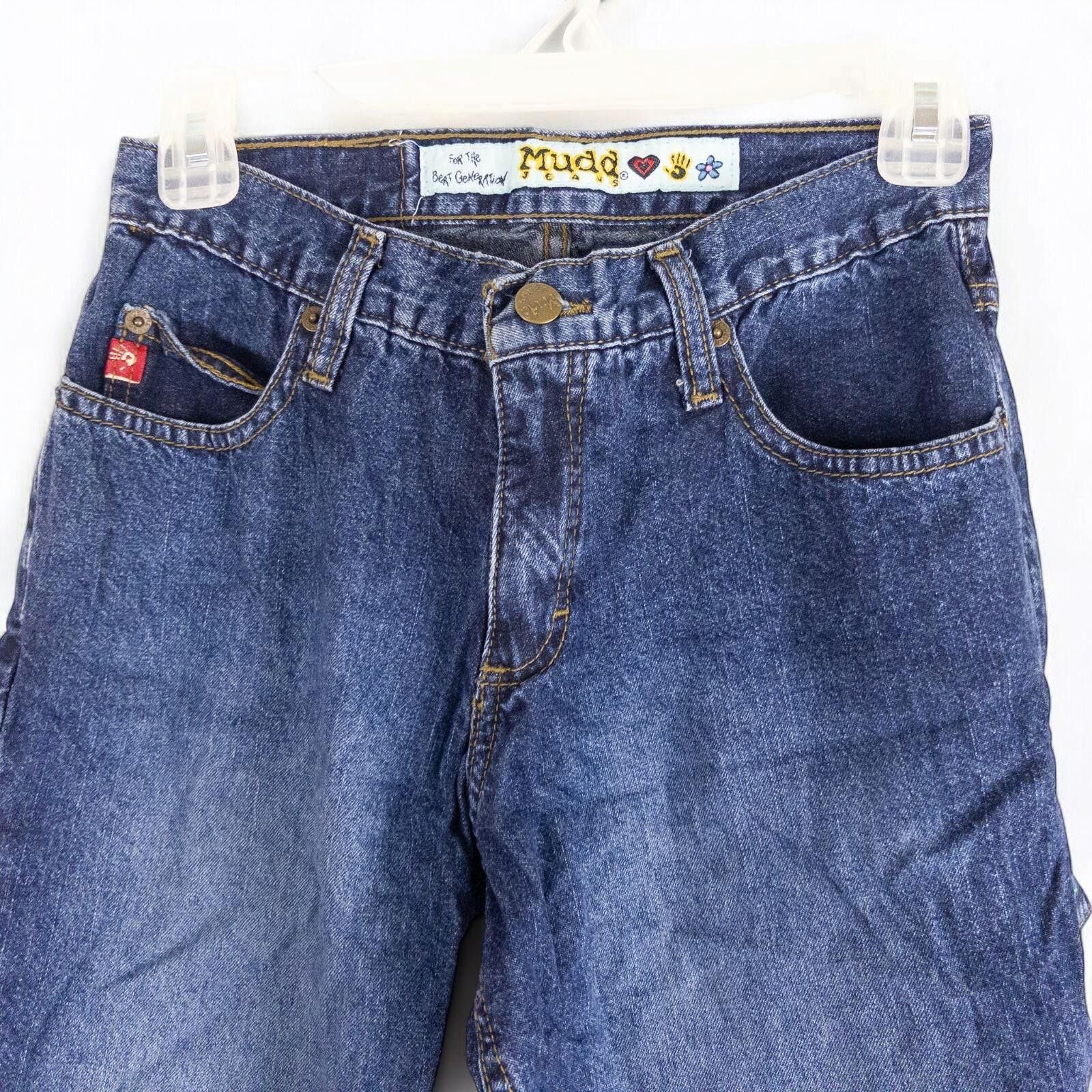 Steve Madden Mudd Vintage Blue Solid Jeans Womens XSmall Size 24" / US 00 / IT 34 - 4 Thumbnail