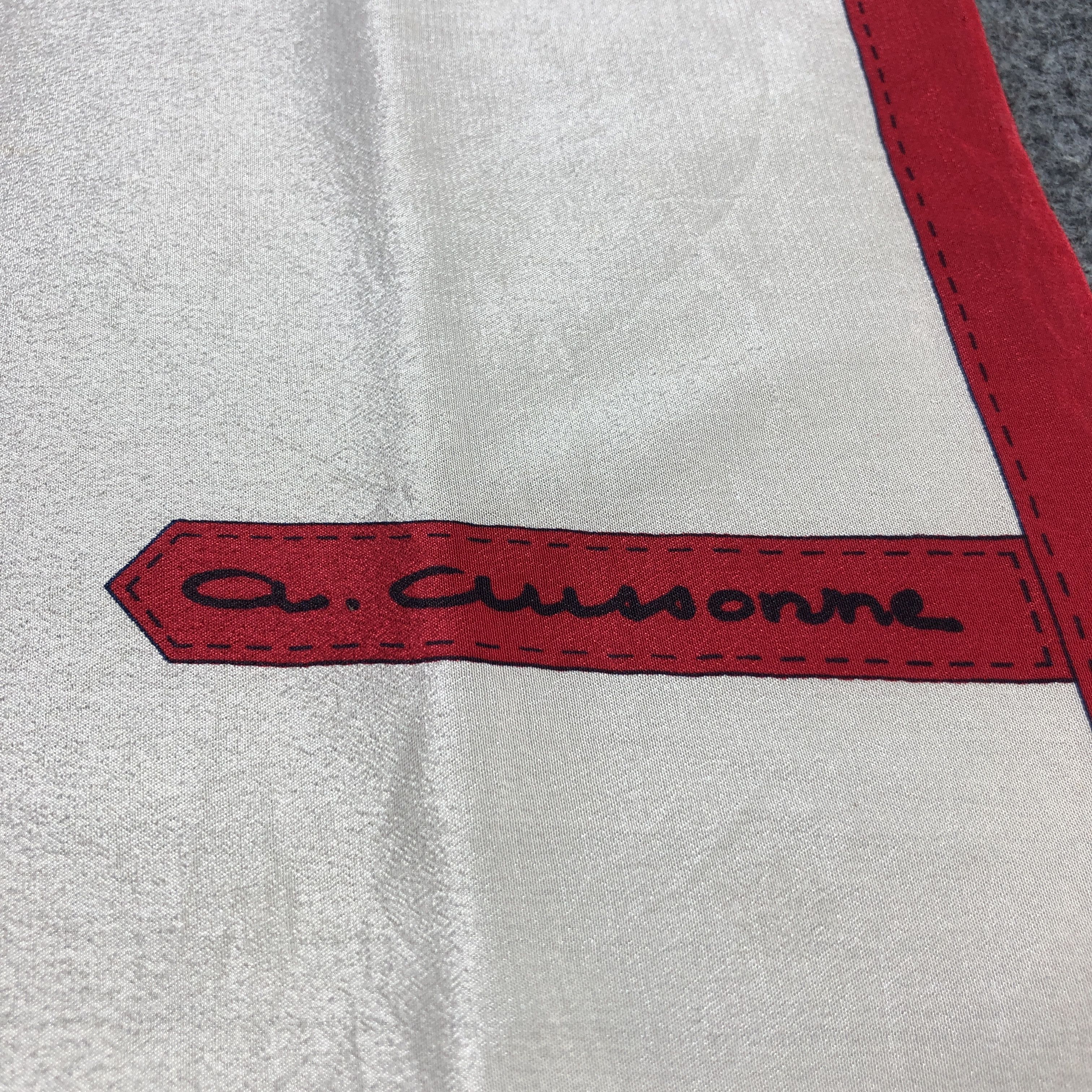 Japanese Brand Armando Caruso Silk Scarf M1369 Size ONE SIZE - 4 Thumbnail