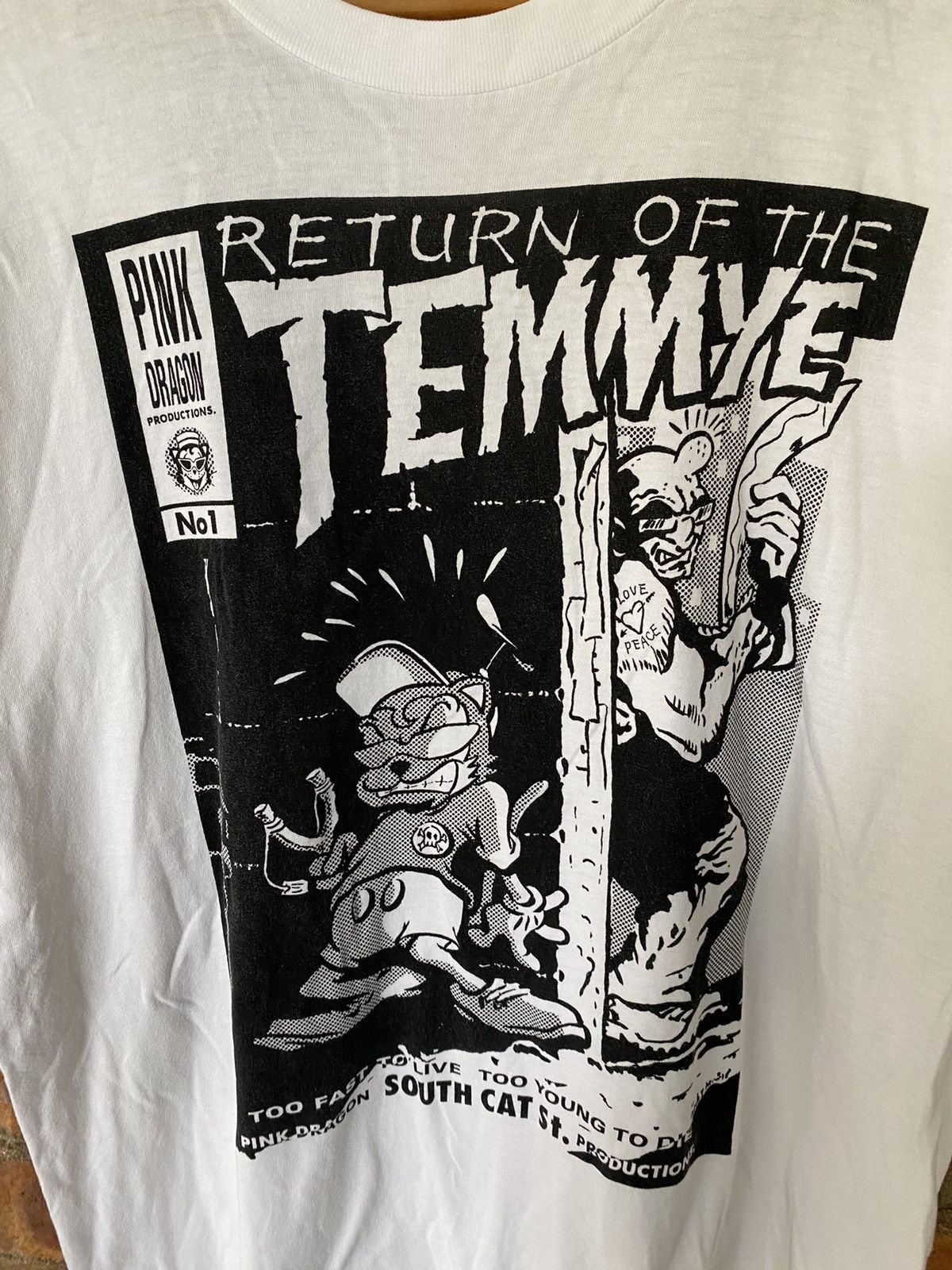 20471120 × Hiroshi Fujiwara × Japanese Brand 0G 1980s Cream Soda Pink Dragon 1st comic print tee Size US M / EU 48-50 / 2 - 5 Thumbnail