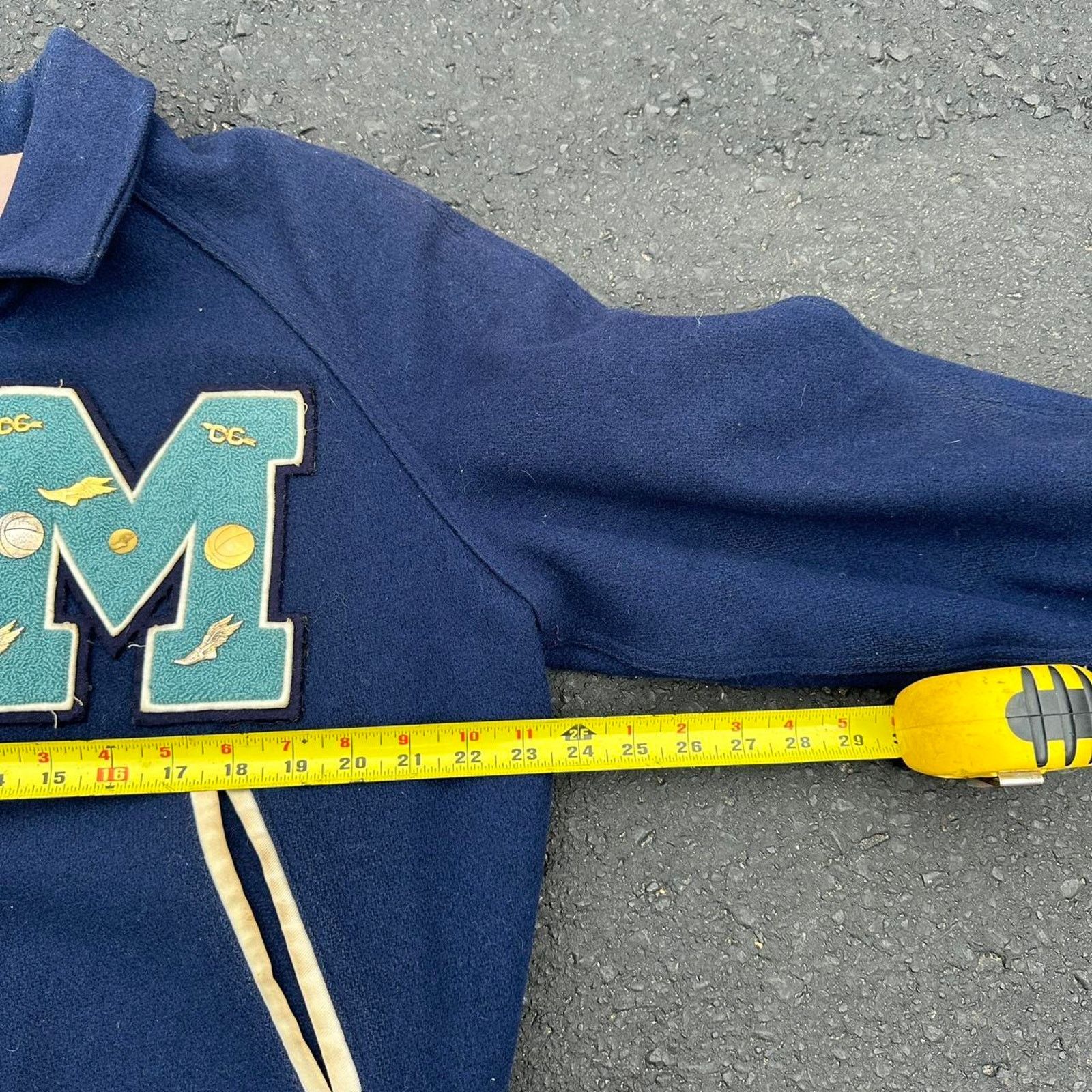 Other × Vintage Vintage wool letterman varsity jacket Size US M / EU 48-50 / 2 - 5 Thumbnail