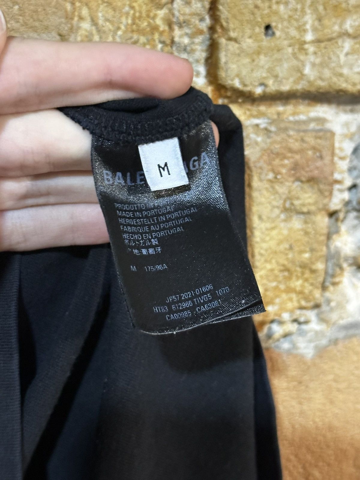 Balenciaga balenciaga backlogo tshirt Size US M / EU 48-50 / 2 - 4 Thumbnail