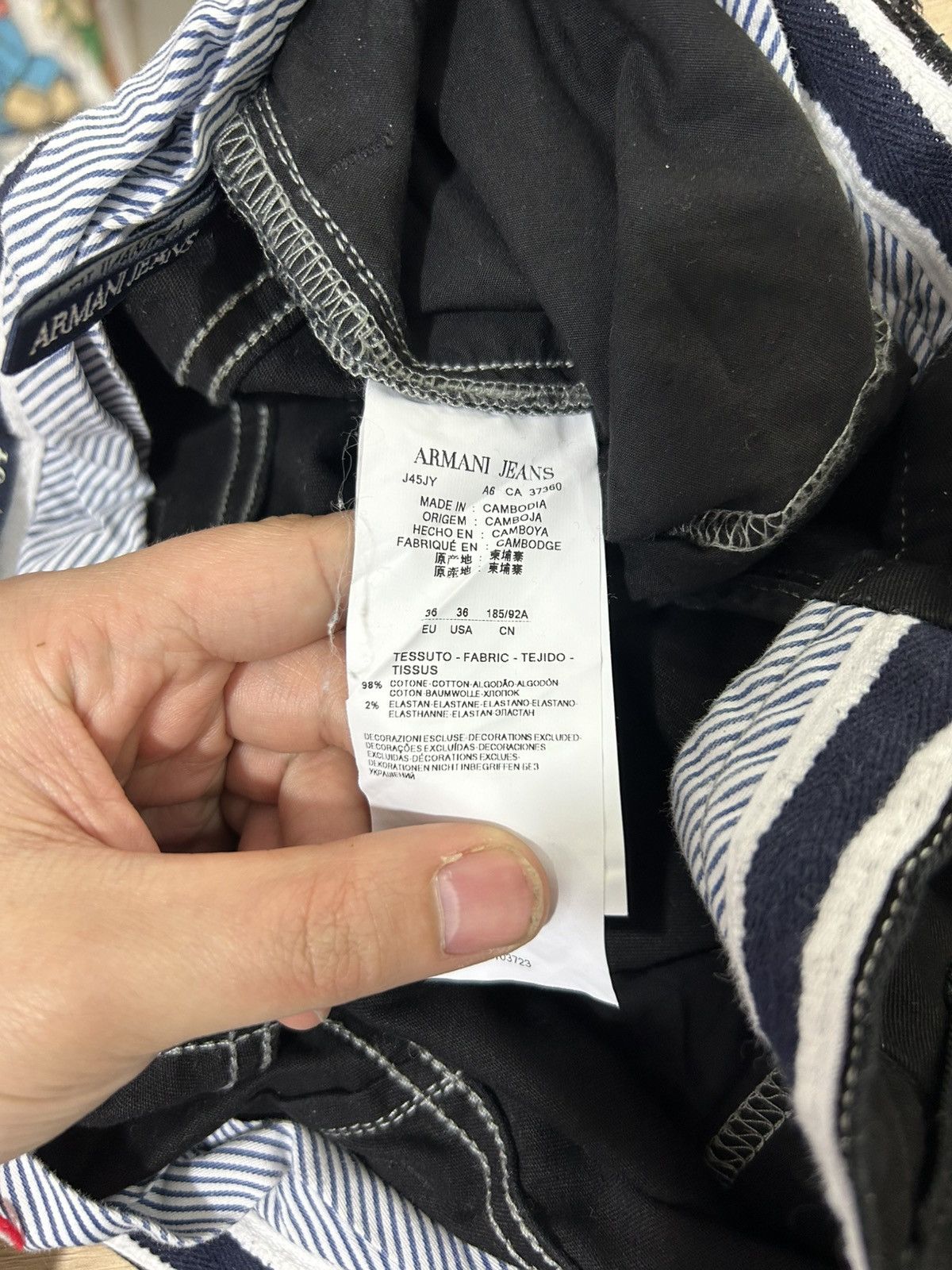 Emporio Armani Vintage Armani Jeans Size US 34 / EU 50 - 7 Thumbnail