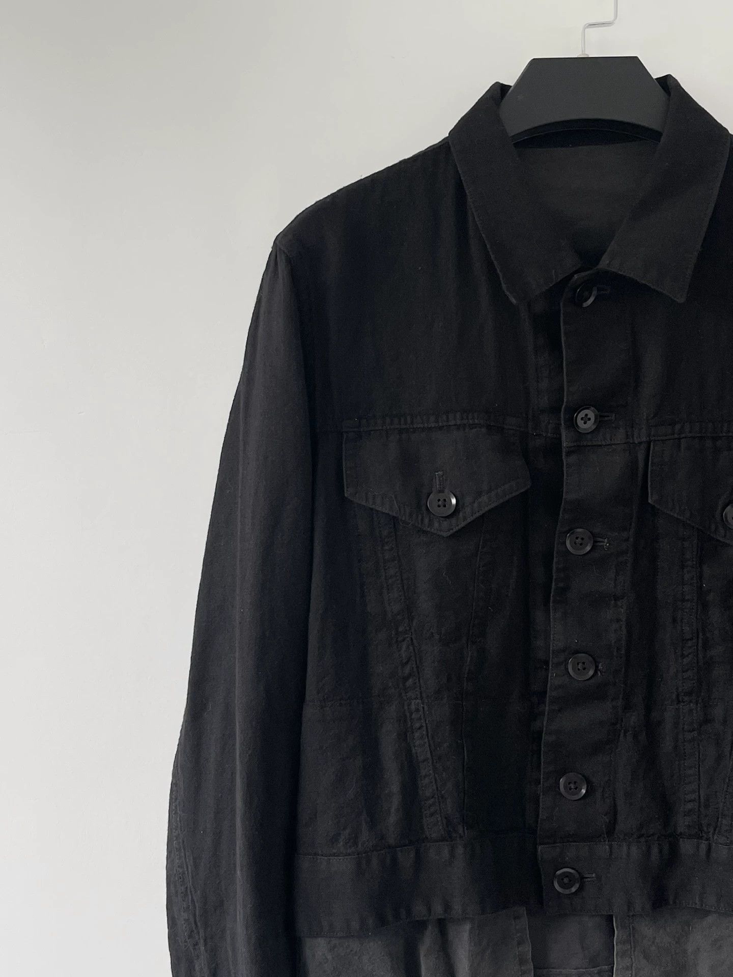 Yohji Yamamoto Yohji Yamamoto PourHomme S/S14 Rain-Dyed Short Jacket Size US L / EU 52-54 / 3 - 4 Thumbnail