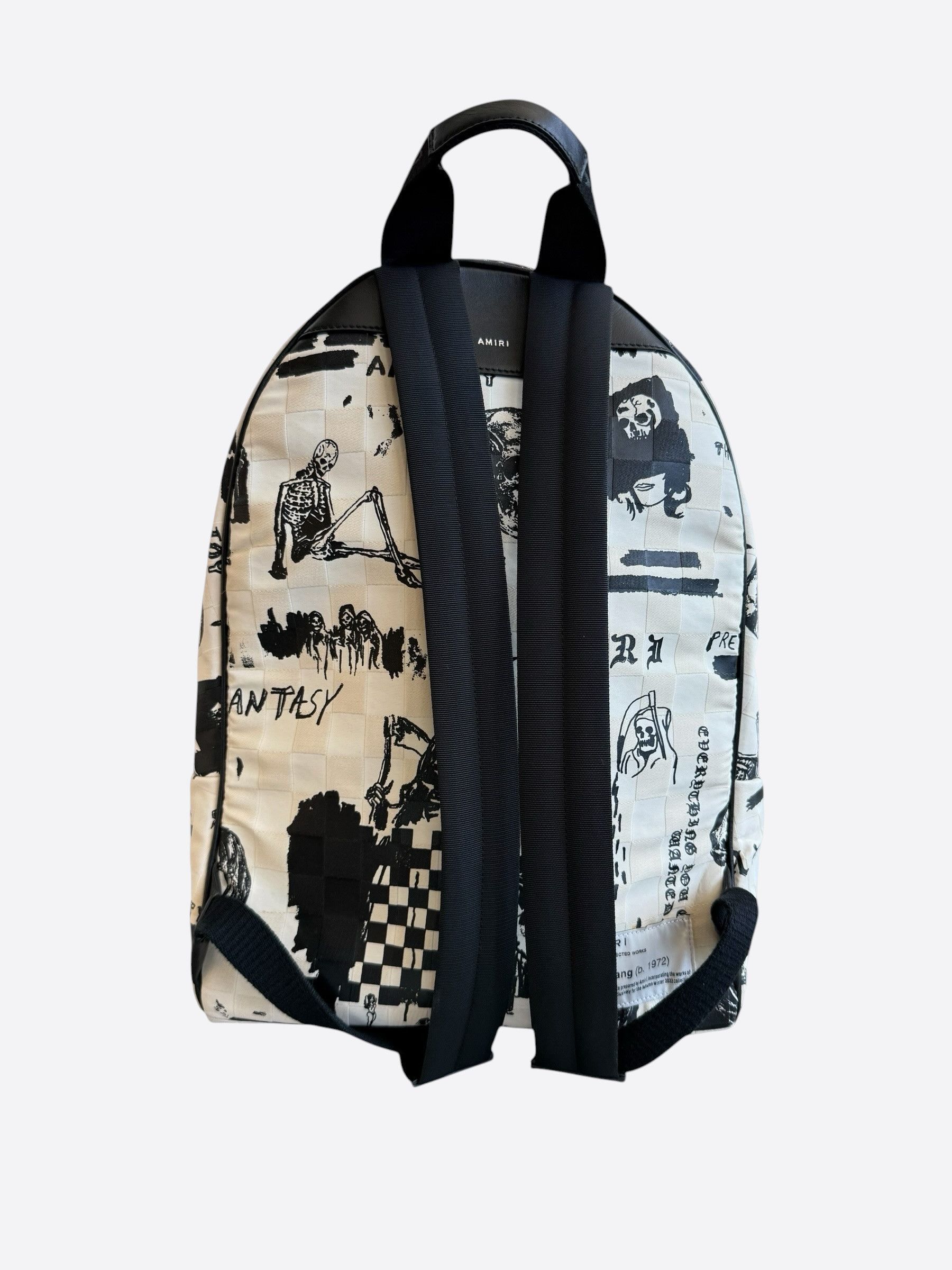 Amiri Amiri Wes Lang White & Sketch Graphic Backpack Size ONE SIZE - 3 Thumbnail