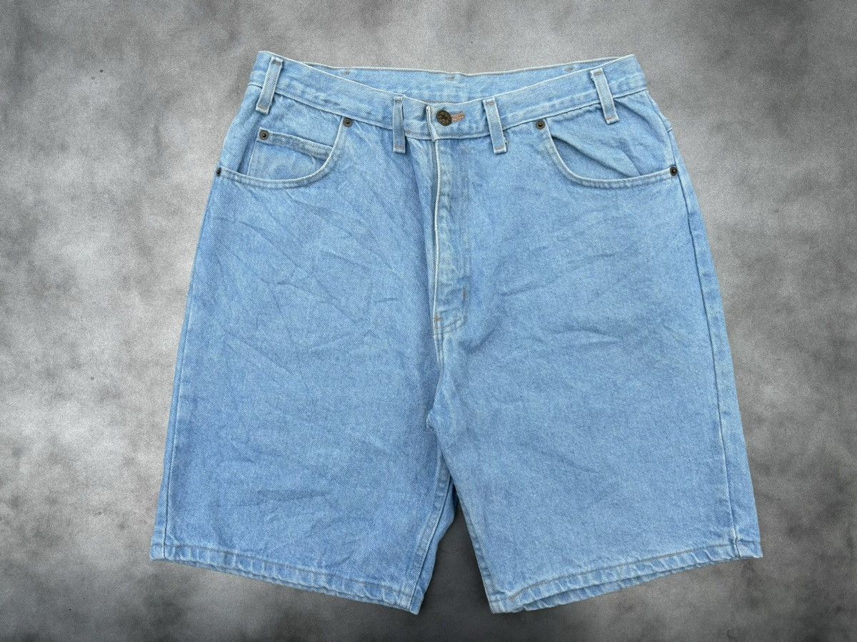 Sears × Vintage 1970s Vintage Jean Shorts Made in USA Jorts JC Penney 36 34 Size US 34 / EU 50 - 6 Thumbnail