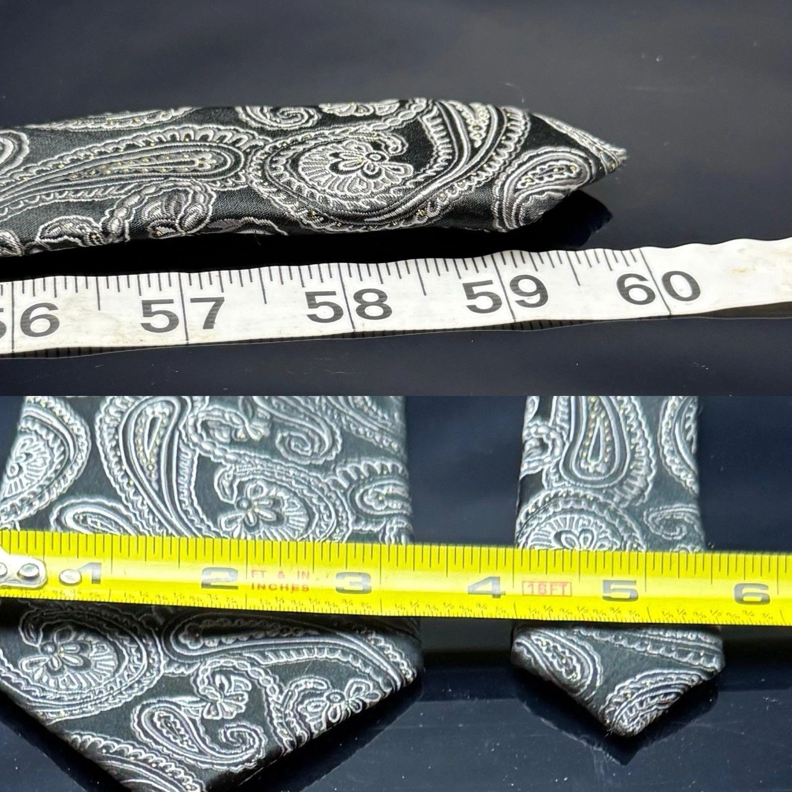 Donald Trump Donald J Trump Signature Collection Silk Men Tie Black Size ONE SIZE - 3 Thumbnail