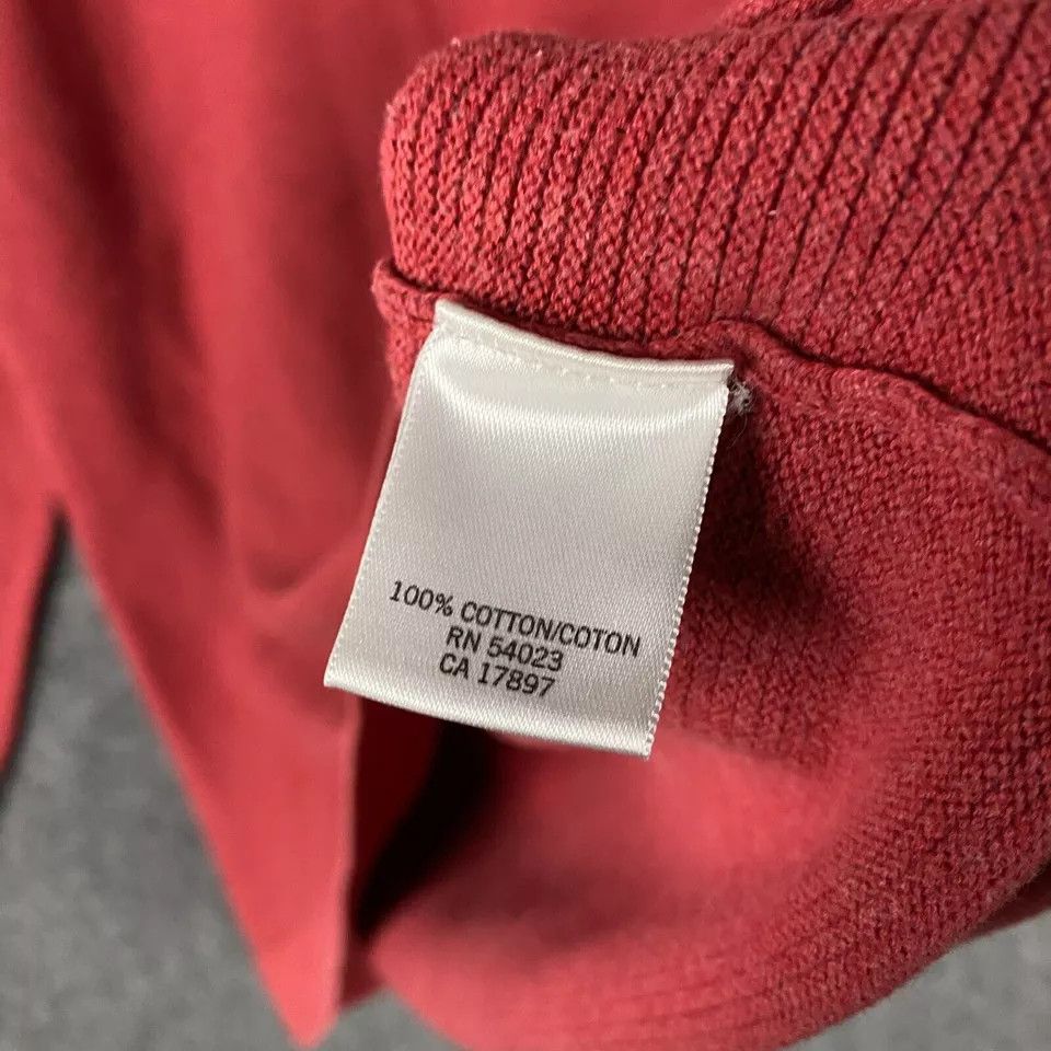 Banana Republic Banana Republic Sweater Men's Medium Pullover Red Cotton M Size US M / EU 48-50 / 2 - 4 Thumbnail