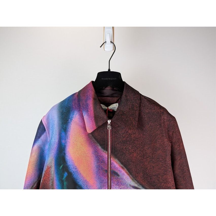 Alexander McQueen o1rshd1 Elasticated Bomber Jacket in Luminous Size US M / EU 48-50 / 2 - 3 Thumbnail
