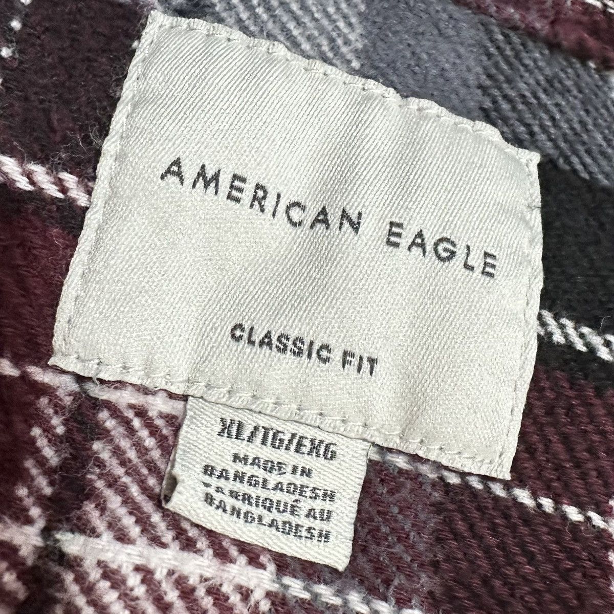 American Eagle Outfitters American Eagle Plaid Flannel Shirt, Classic Fit, XL Size US XL / EU 56 / 4 - 3 Thumbnail